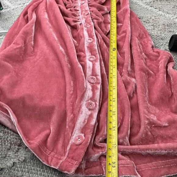 NWT Minkpink Womens Blush Front Button Mekness Mini Shirt Dress Size Large - Picture 10 of 13